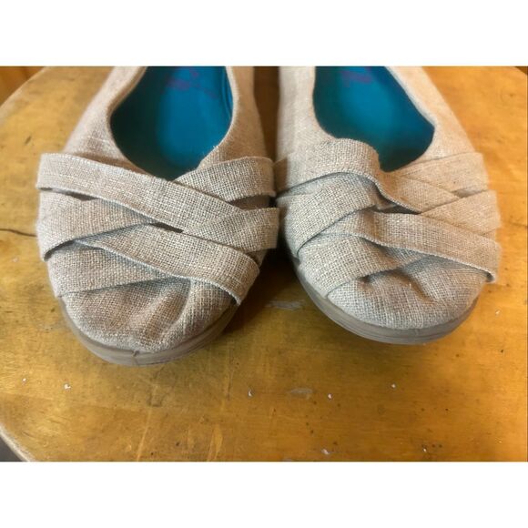 Blowfish Malibu 8.5 Ballet Flats Slip On Shoes Canvas Closed Round Toe - Picture 8 of 10